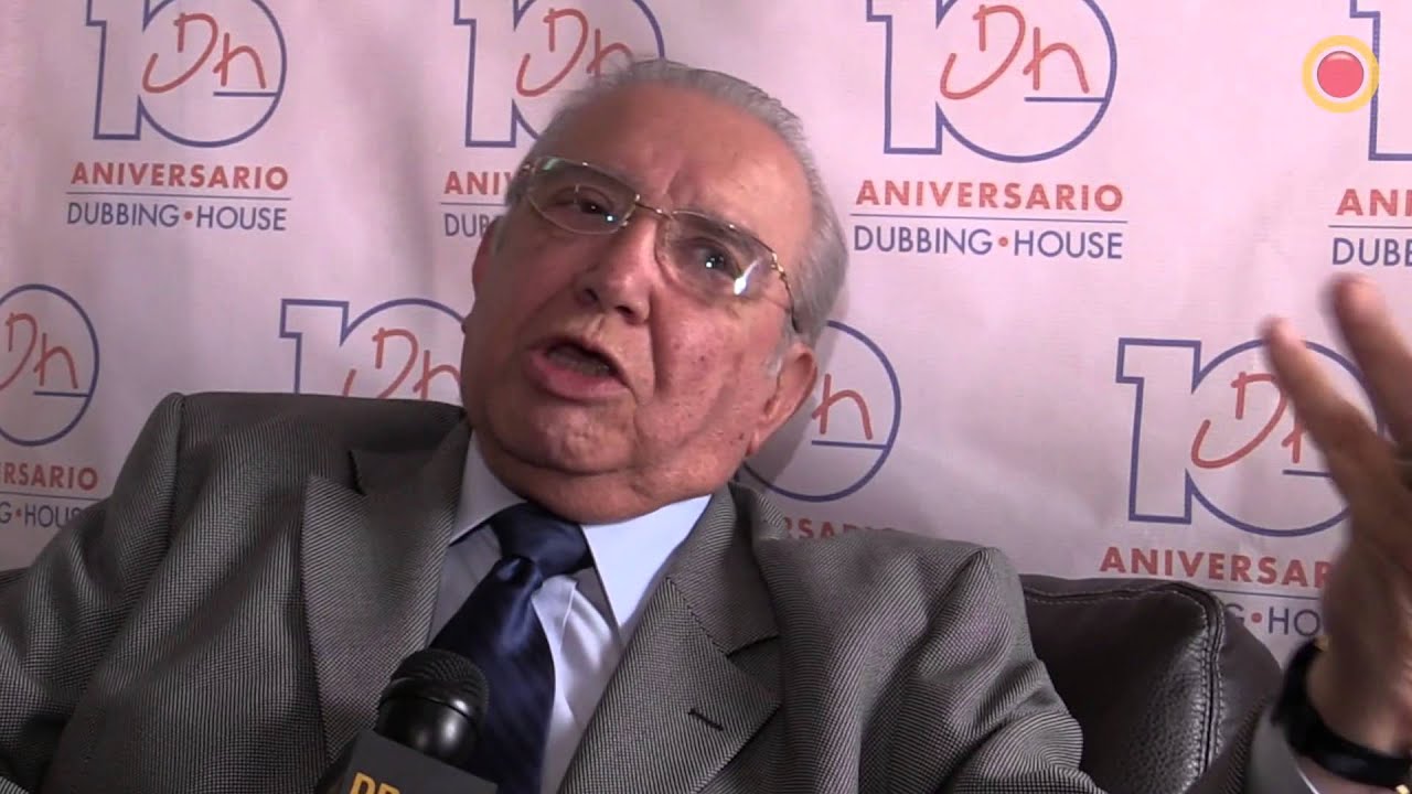 Francisco Colmenero decano del doblaje mexicano tiene 60 años de labor ininterrumpida