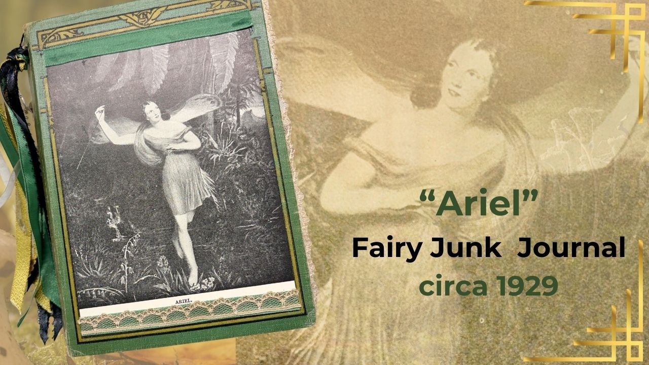 SOLD - Fairy Junk Journal Flip Through by Hyperstamper