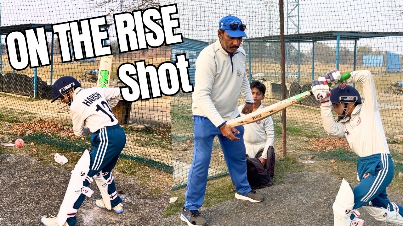 How to Play On the Rise Shot in Cricket 🏏 