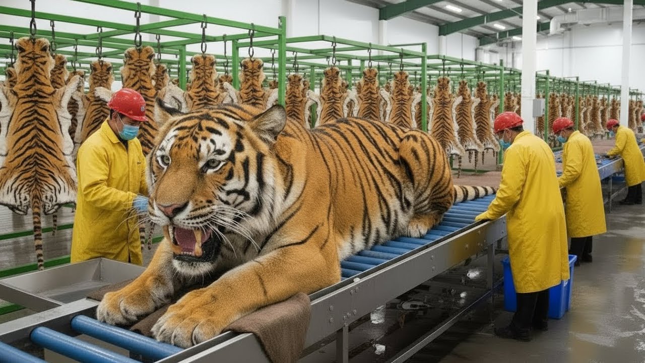 Inside the Tiger Leather Factory – Million-Dollar Products from Tiger Skin | Largest U.S. Factory