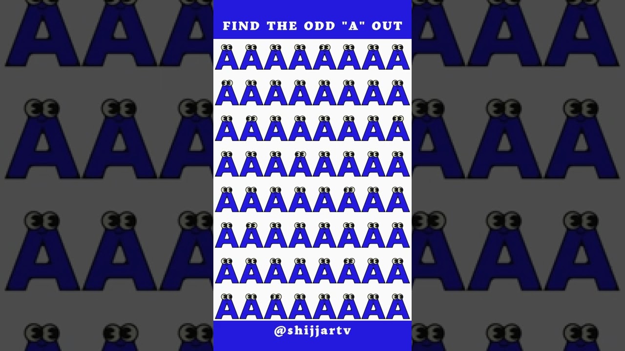Alphabet Lore A Quiz : can you find it? 🇮🇩 #shorts #alphabet #lore #viral #emojichallenge