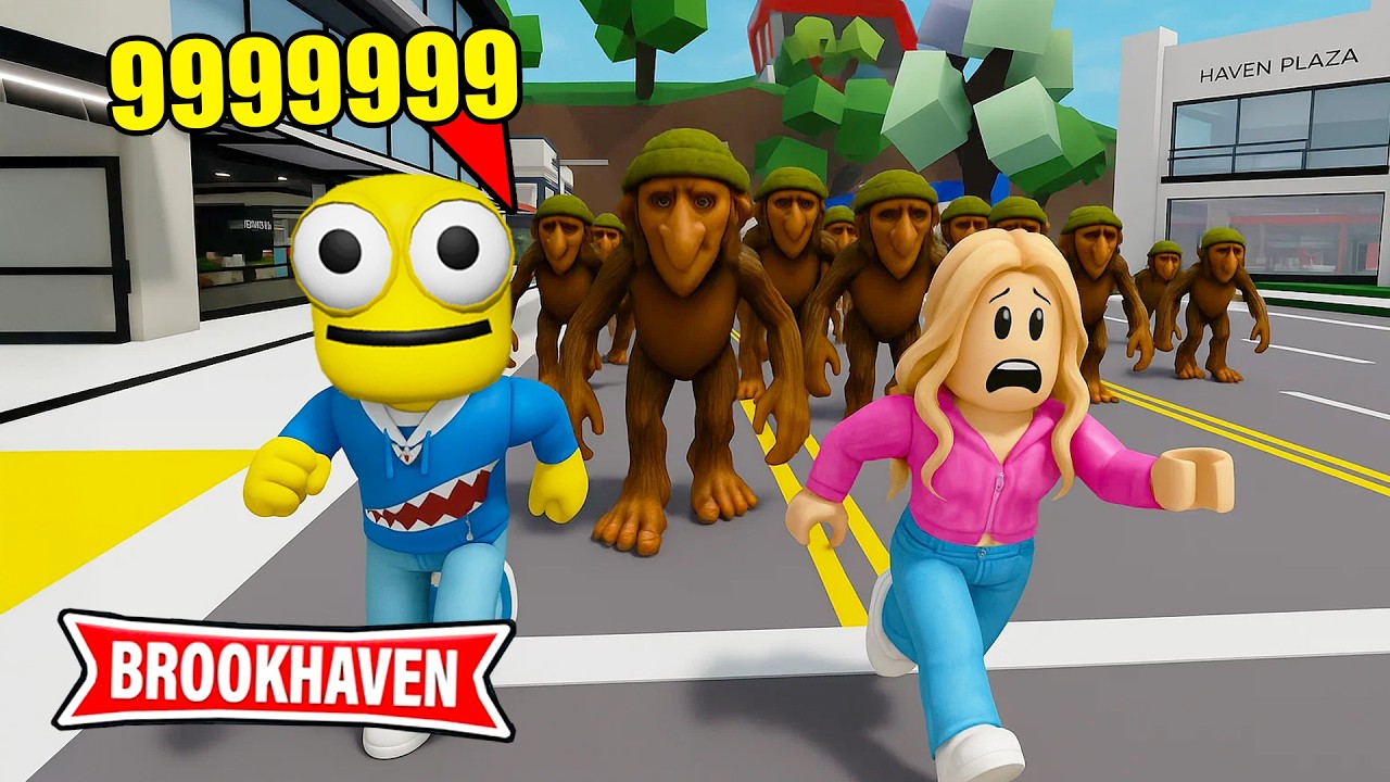 ODA TEAM JAUNE VS 999999 BRR BRR PATAPIM - BROOKHAVEN RP ROBLOX Brainrots