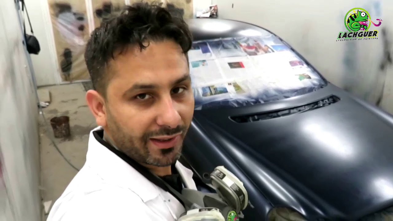 صباغة سيارة مرسيديس بنز بالون المفضل عند الأغلبية شوفو النتيجة كانت المفاجأة  🥰🤩