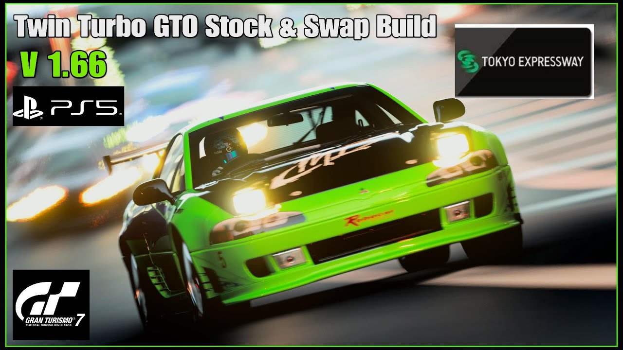 GT7 Tokyo Expressway 600 Mitsubishi GTO Twin Turbo Build V 1.66+ 1.67 обновление