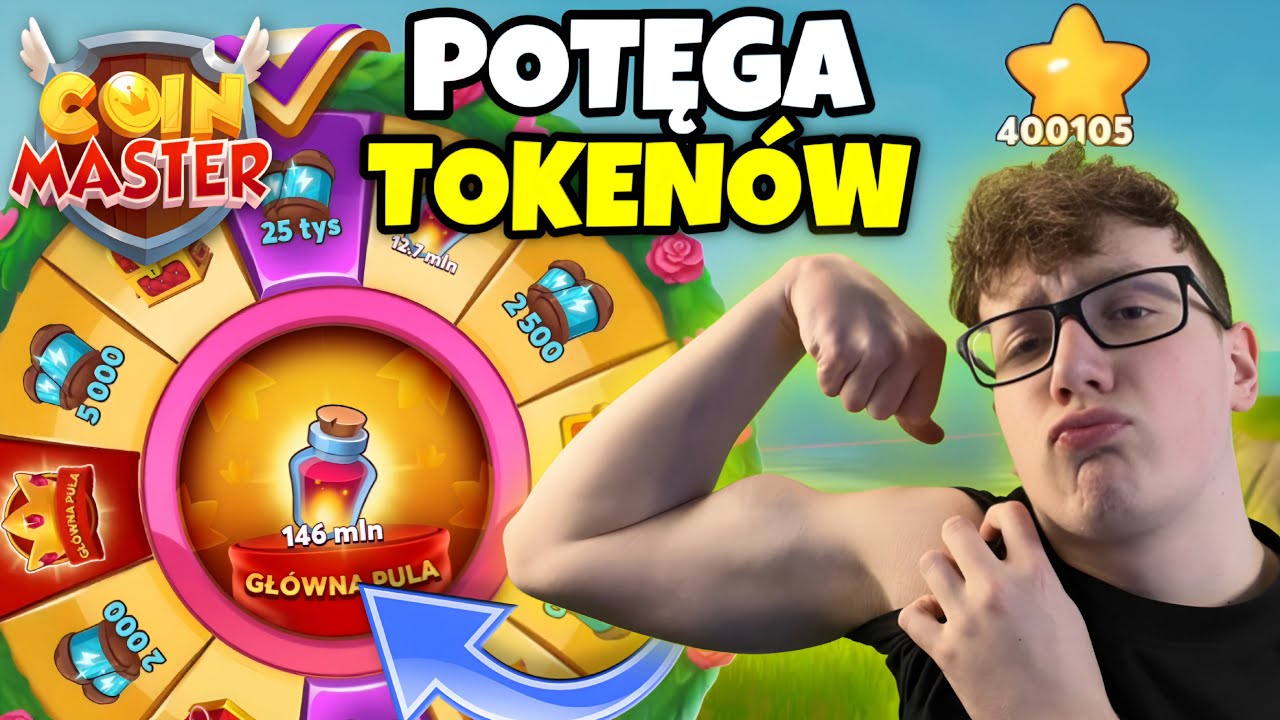 400.000 GWIAZDEK, 100 Token&oacute;w i Event JEDEN NA MILION! | Coin Master (#124)
