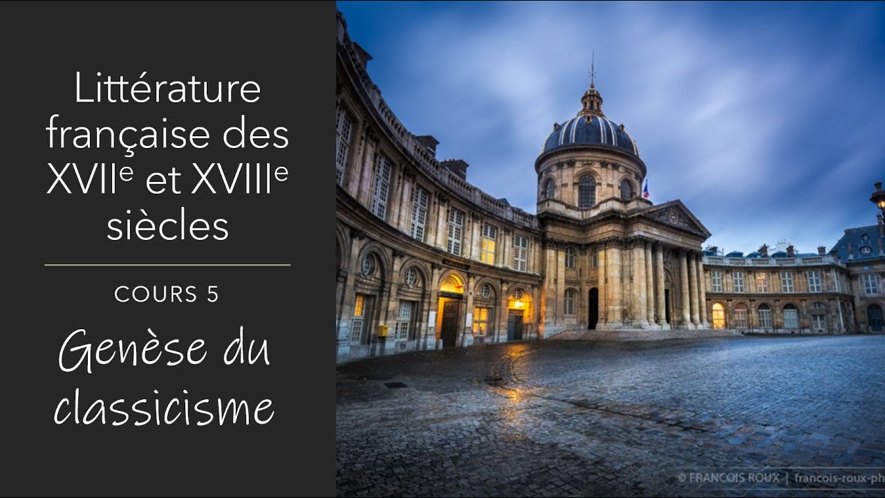 Litt&eacute;rature fran&ccedil;aise des XVIIe et XVIIIe si&egrave;cles, cours 5