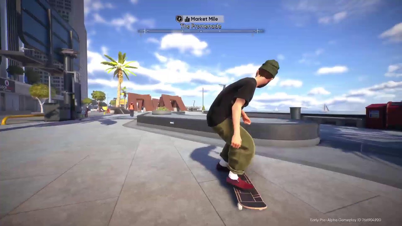 Skate. Realistic free skating