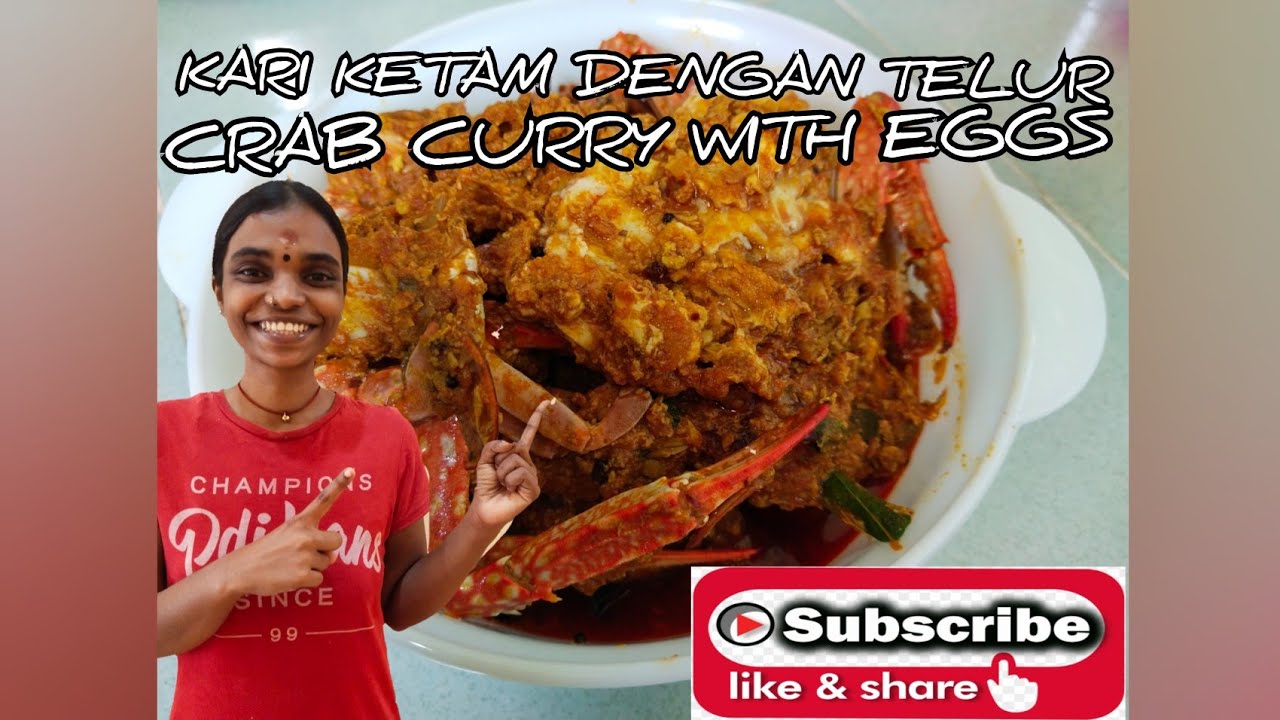 MASAKAN KARI KETAM DENGAN TELUR (English subtitles are provided)