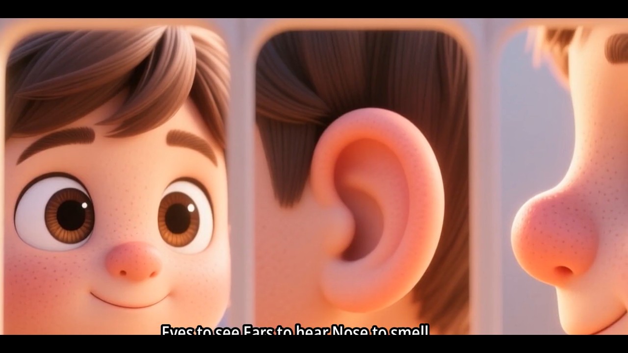 👀👂👃👅✋ “My Five Senses” Song – Sing, Learn & Explore! 🎶