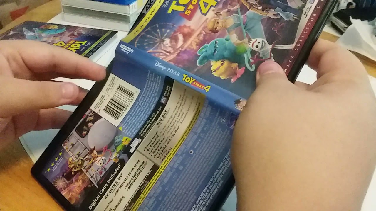 Toy Story 4 4K Ultra HD Blu-ray Unboxing