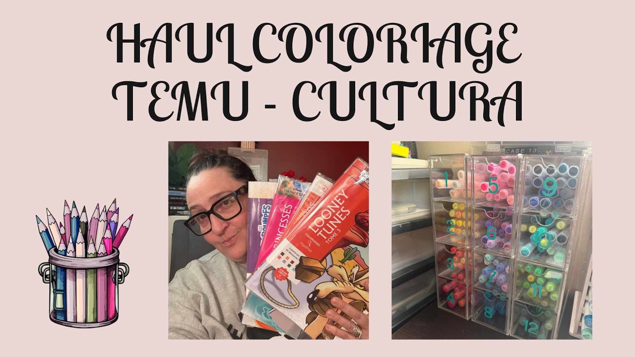 Vlog colo 1 : haul Cultura et Temu