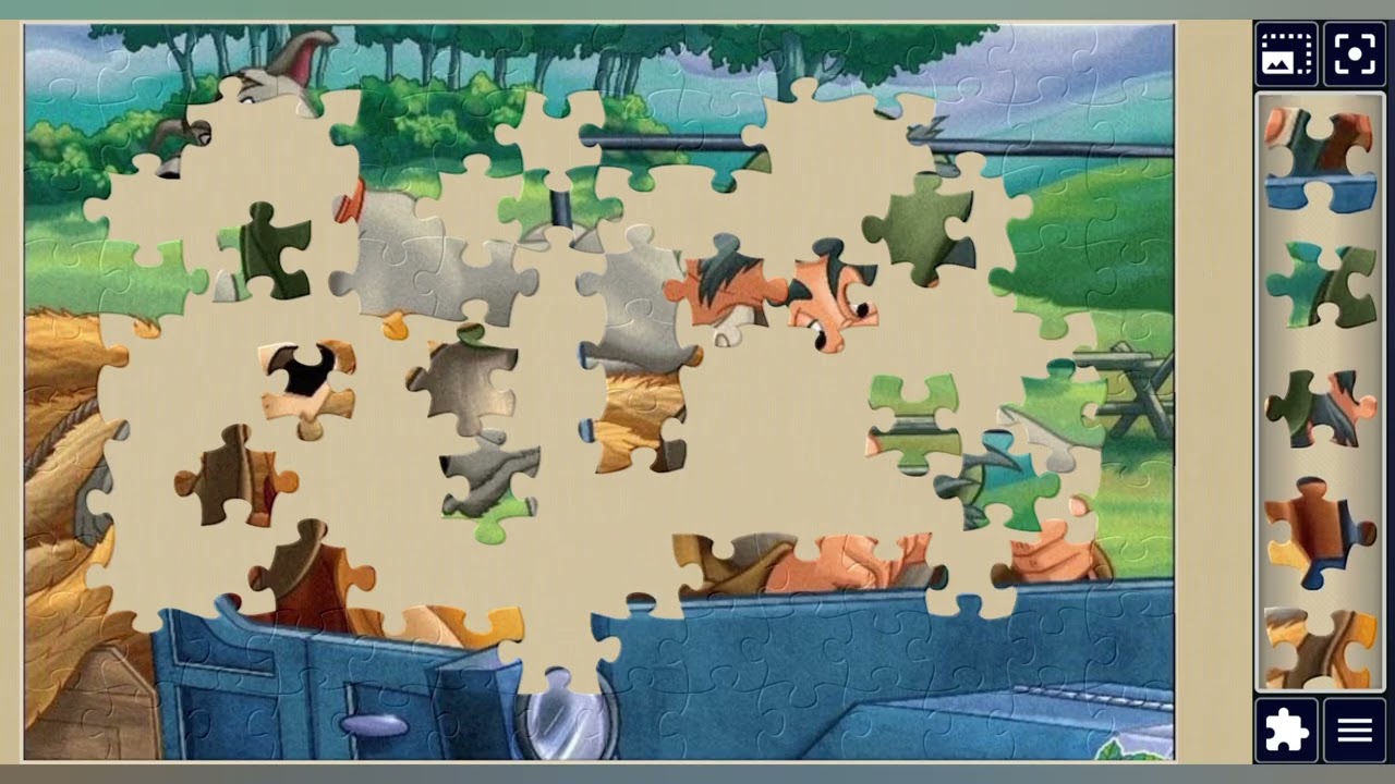 Happy Ride with Trusty Dogs🤠🐶🐶🐾✨️🪄//jigsaw puzzles🧩//jigsaw puzzles journey🧩//puzzlesArt🧩🧩//