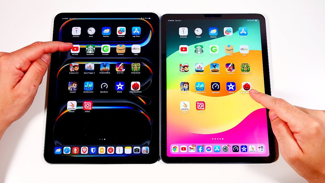 iPad Pro M4 vs iPad Air M1 Speed Test