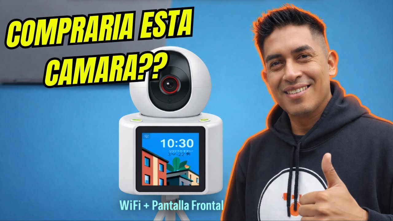 CÁMARA WiFi con PANTALLA FRONTAL: La MEJOR para videollamadas 2026