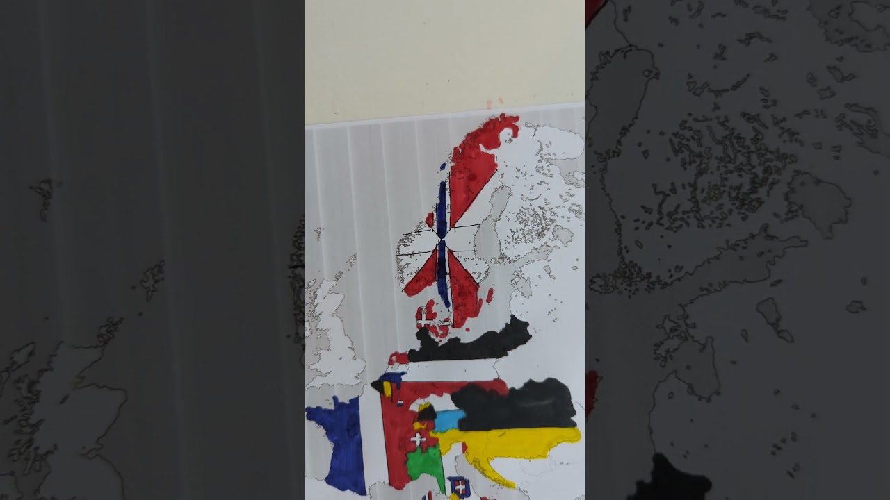 Map of Europe 1867 - Swedish-Norwegian Union 