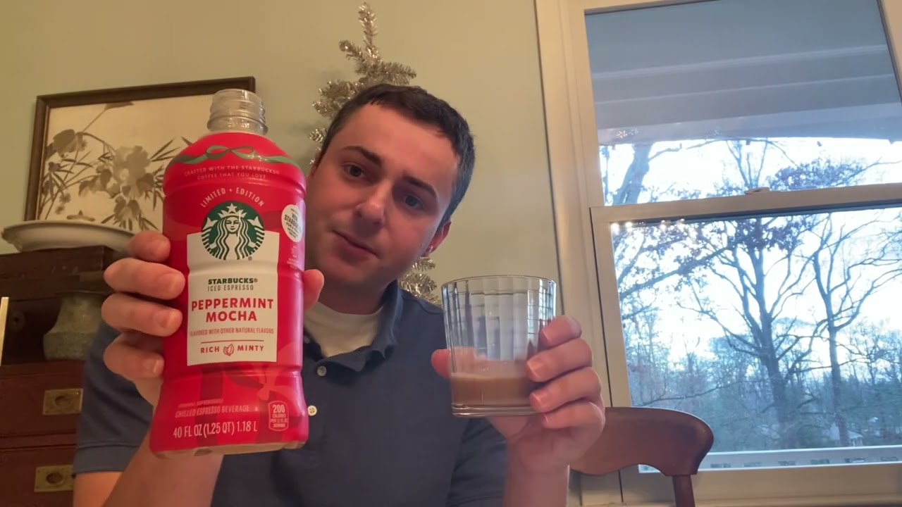 Limited Edition Starbucks Peppermint Mocha Iced Coffee Review