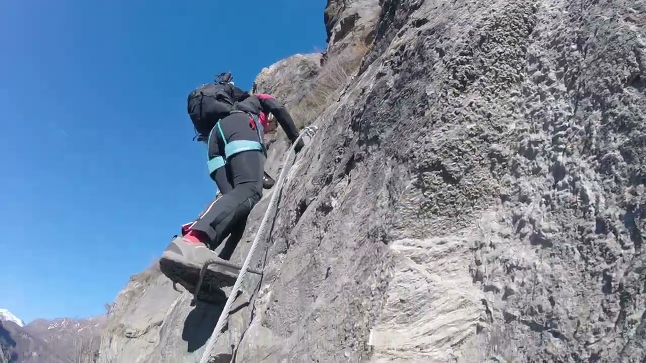 Ferrata delle cascate di Novalesa