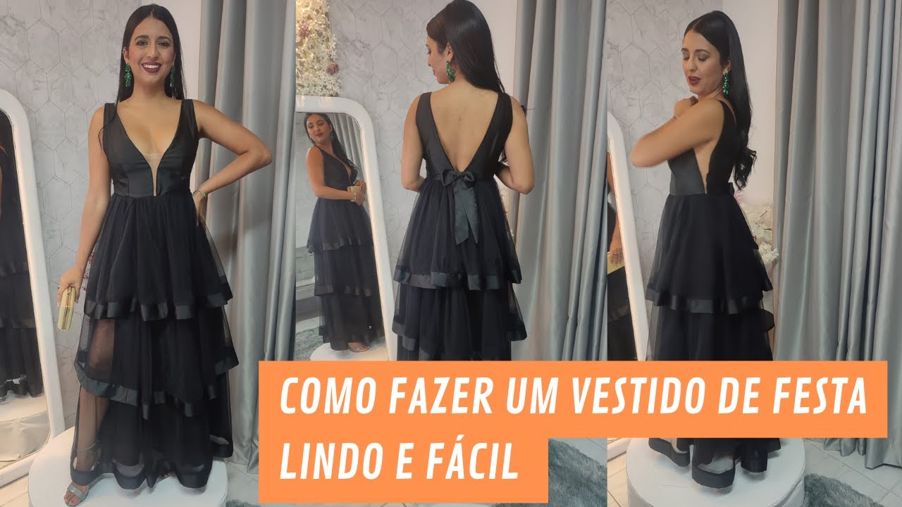 Comoo fazer um lindo vestido de festa fácil #diy #façavocêmesmo