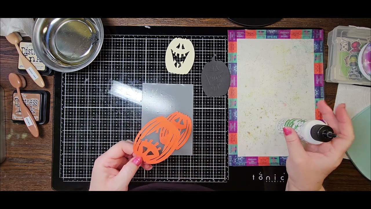 Retro Style Edison Halloween Card