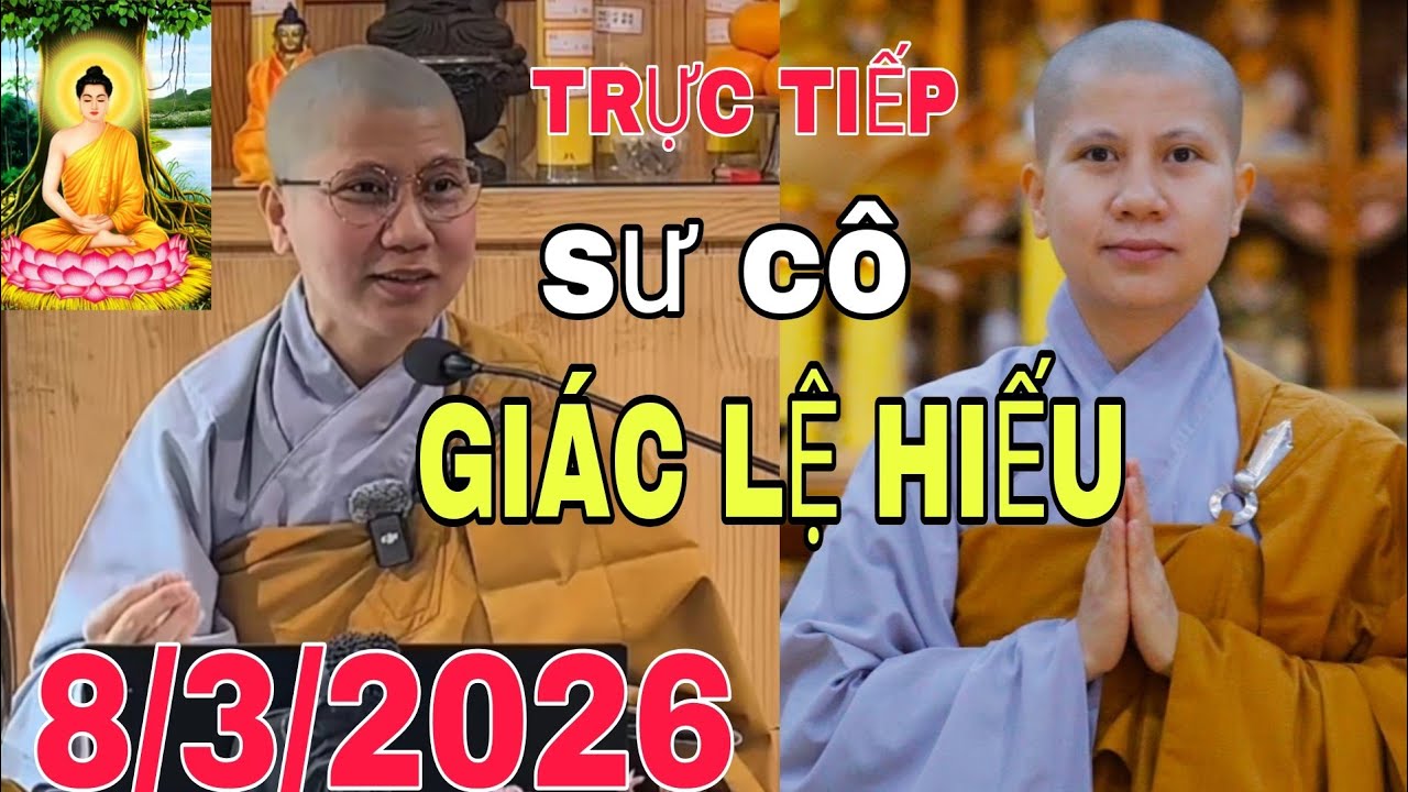 TRỰC TIẾP:SƯ CÔ GIÁC LỆ HIẾU GIẢNG PHÁP TẠI CHÙA HÀN QUỐC.