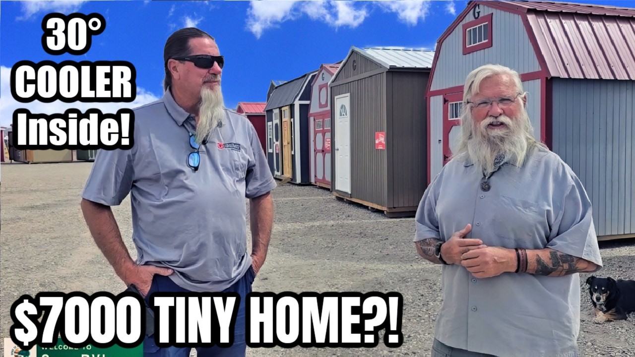 SHED to TINY HOME – Under $7000 Delivered! This BLOWS AWAY Home Depot Sheds!