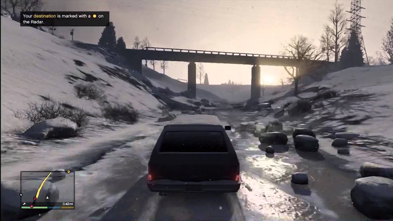GTA 5: FROZEN ALIEN FOUND (EASTER EGG) How to find and Alien's on (GTA V)