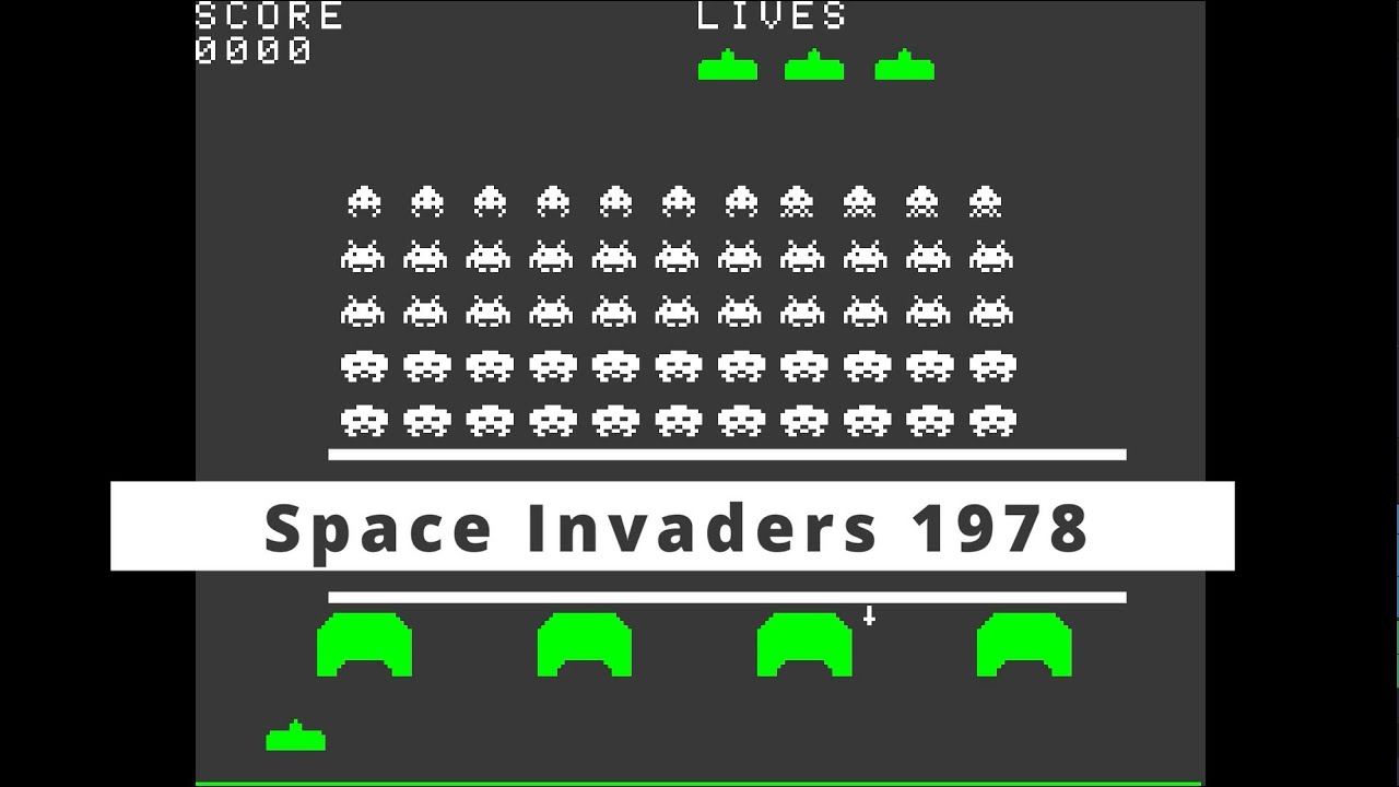Retro 🕹️ Space Invaders 1978