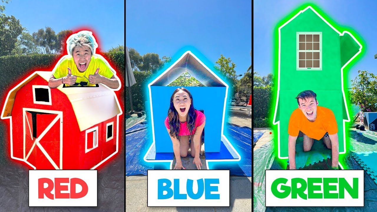ONE COLOR 24 HOUR BOXFORT CHALLENGE!!