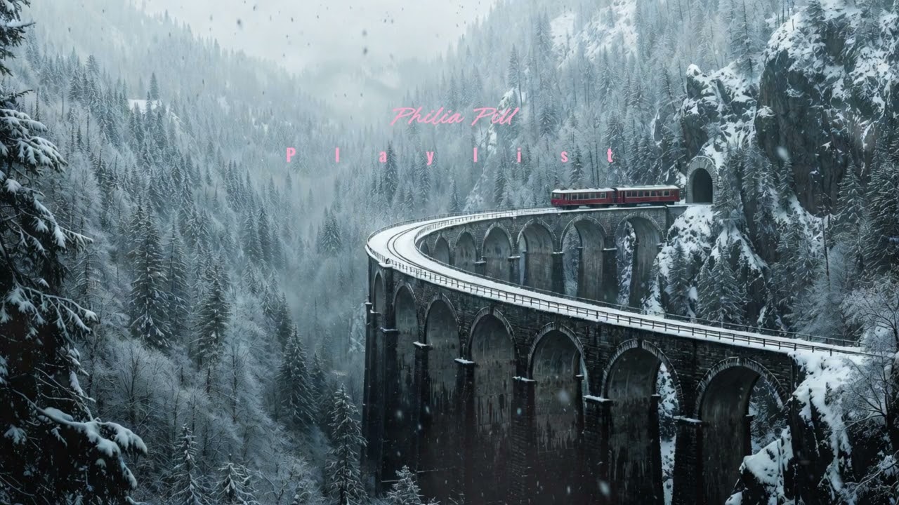[playlist] 눈내리는 철길 위의 재즈 | Jazz on a Snowy Railway | Philia Pill