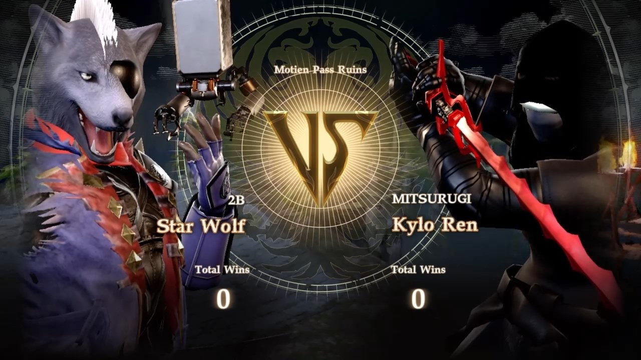 Star Wolf vs Kylo Ren (Soulcalibur VI Custom Character Battle)