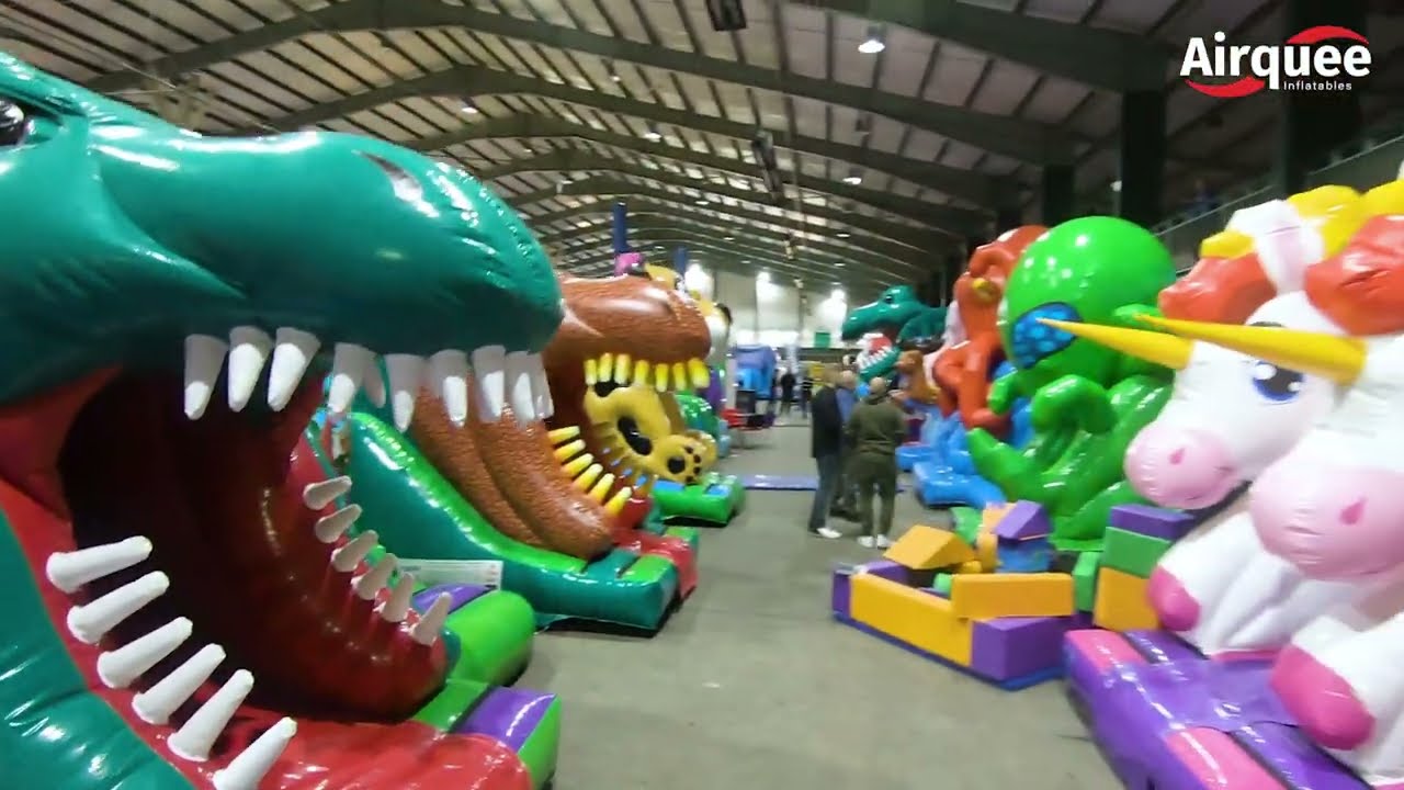 Airquee's biggest and best  EVER stand at the Leisure Supplies Show!