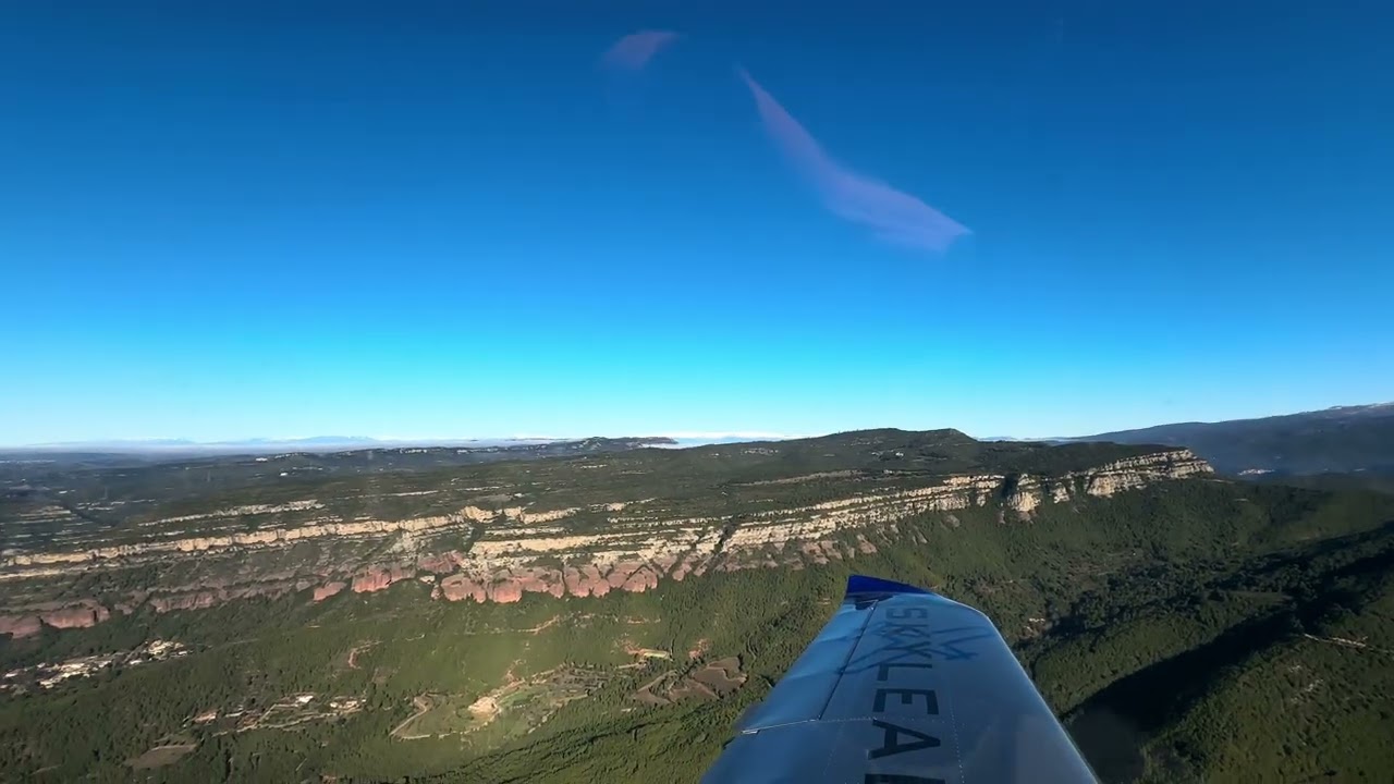 Nevada en aeródromo Moia 