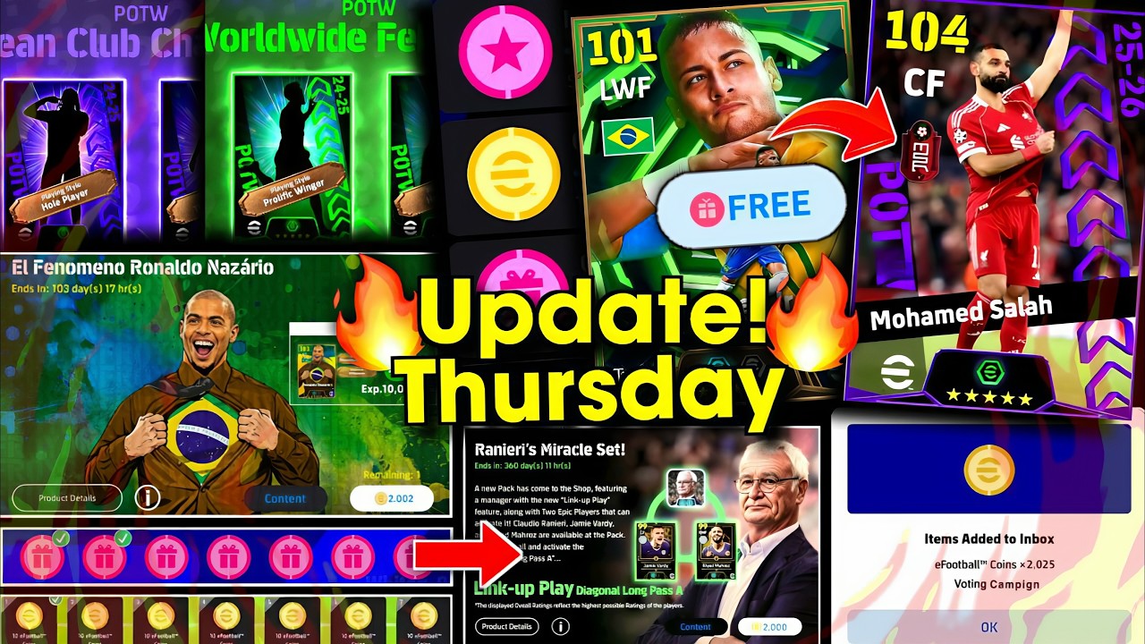 New Special Campaign & Free Epic 🤩 What Is Coming On Thursday And Monday In eFootball 2026 Mobile