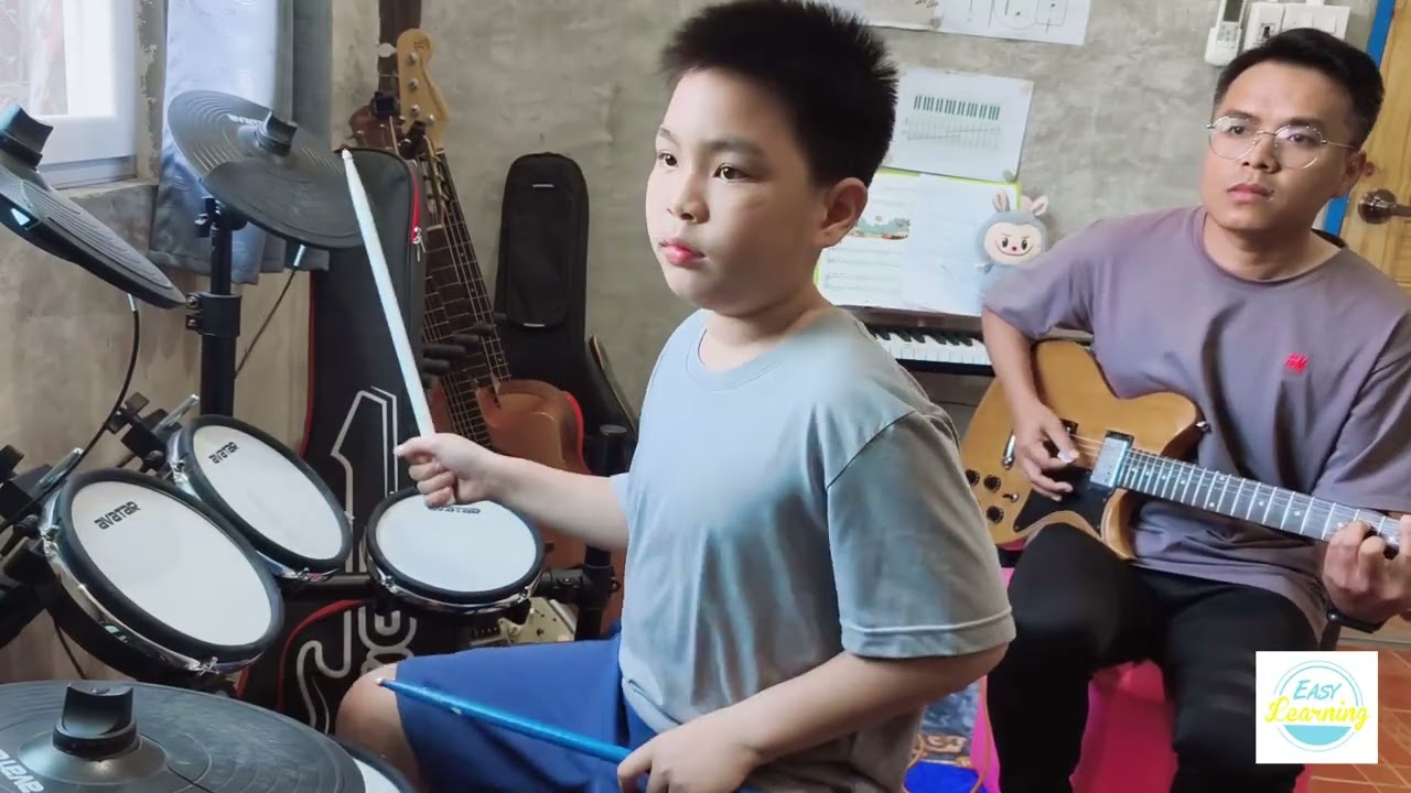 อกหัก - Bodyslam Drum & Guitar Cover By น้องกัปตัน & ครูเจมส์