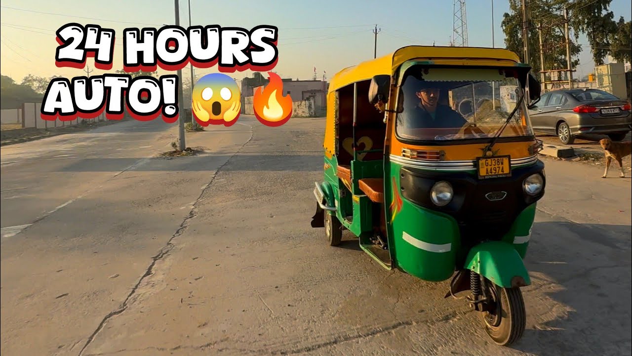 24 Hours Inside an Auto! 😱🔥 The CRAZIEST Challenge Ever! || Route2Explore.