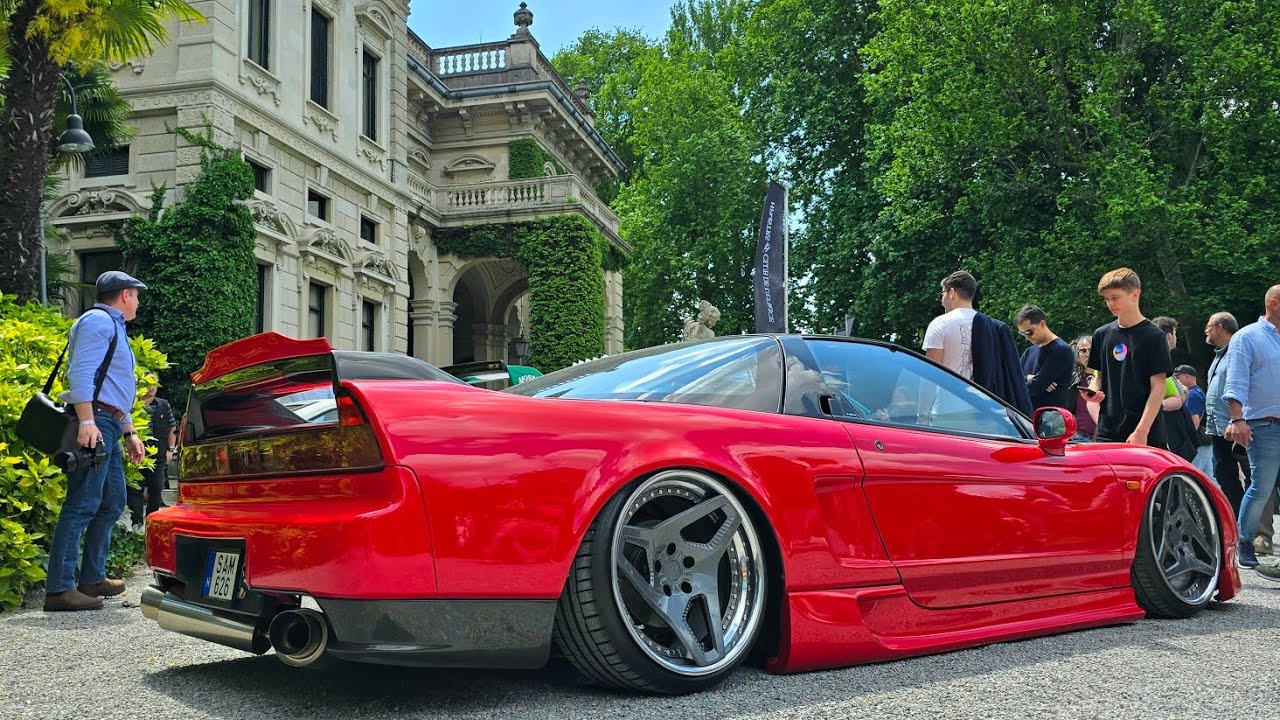 Tuning & Modified Cars in Italy - Lake Como Car Show 2025