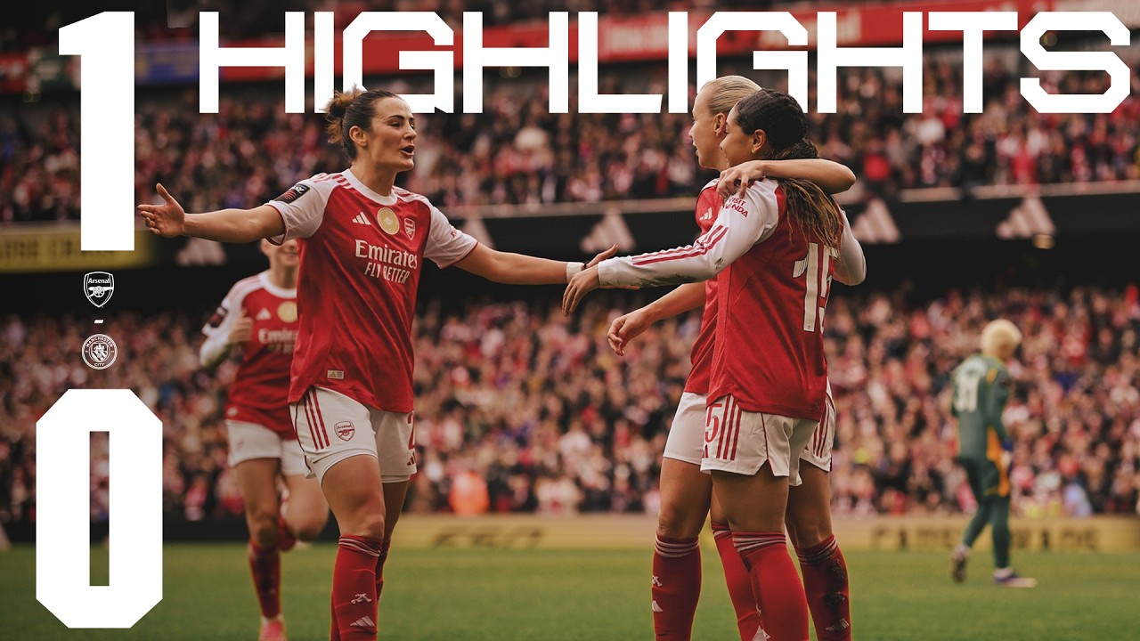 SMITH STRIKES FOR BIG WIN ⚡️ | HIGHLIGHTS | Arsenal vs Manchester City (1-0) | Women's Super League