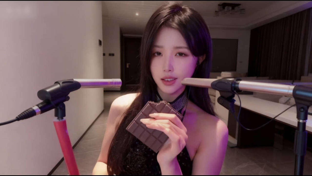 👄ASMR for WHO want to deep sleep🔮Melts Your Stress Away(Glass Taps,Chocolate, CAT& Whispered)