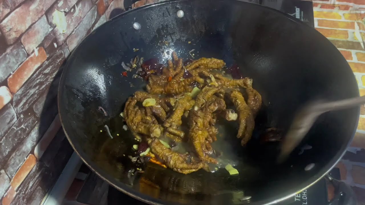 Cara saya masak kaki ayam goreng kicap pedas 
