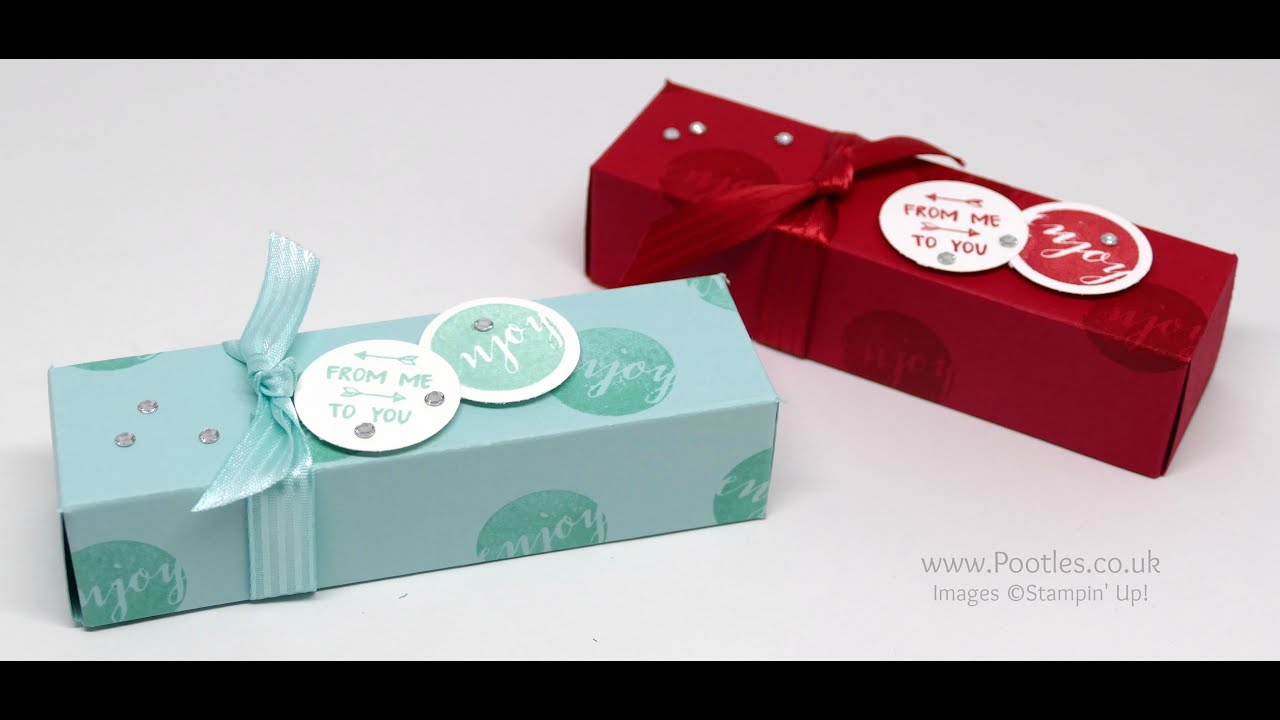 Stampin' Up! Fold Flat Patreon Gift Boxes