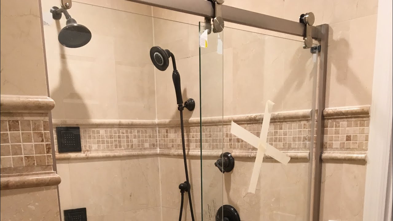 Как установить Delta Simplicity Modern 60 x 71 Раздвижная дверь для душа Быстро и легко