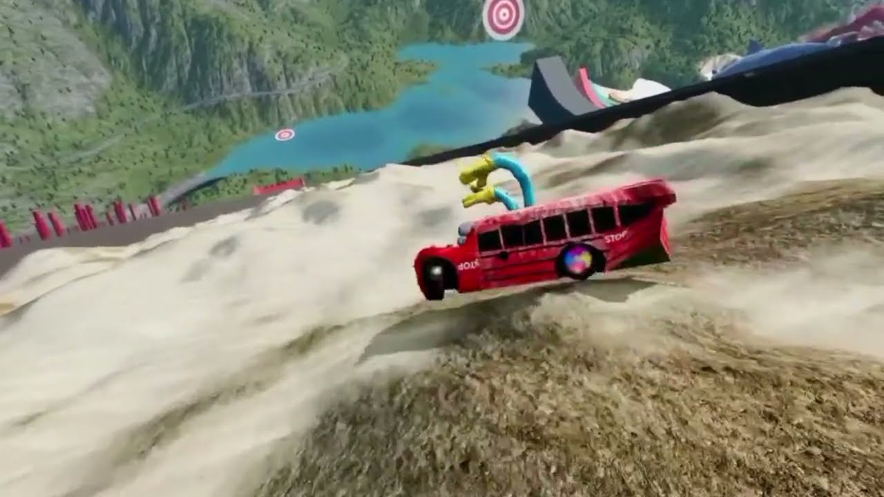 Big & Small McQueen vs Chick Hicks vs Tow Mater vs King Dinoco vs Duch Hudson - BeamNG.Drive