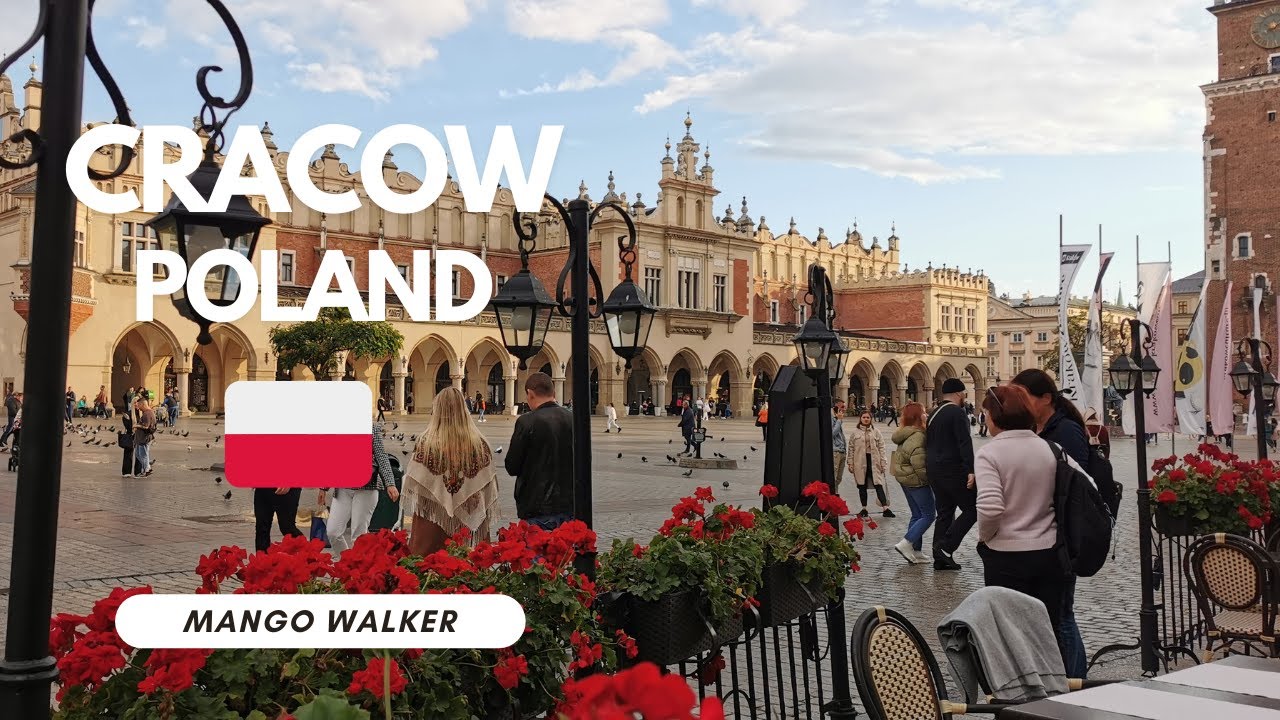 KRAKOW, in autumn . The second largest city in Poland, Beautiful Main Square and Wawel Royal Castle.