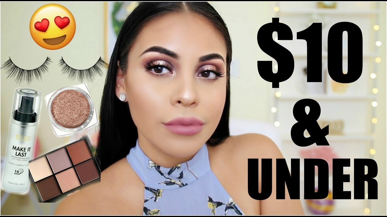 FULL FACE NOTHING OVER $10 | EASY DRUGSTORE MAKEUP TUTORIAL 2017 | JuicyJas