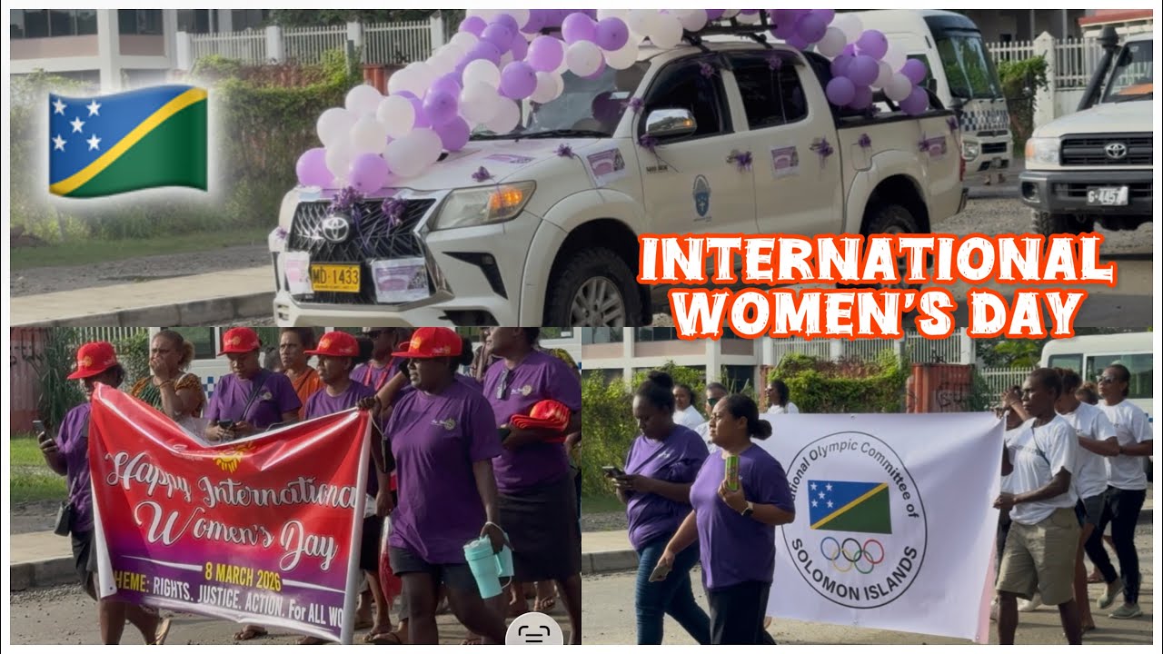 INTERNATIONAL WOMEN’S DAY PARADE IN HONIARA I SOLOMON ISLANDS CELEBRATIONS 