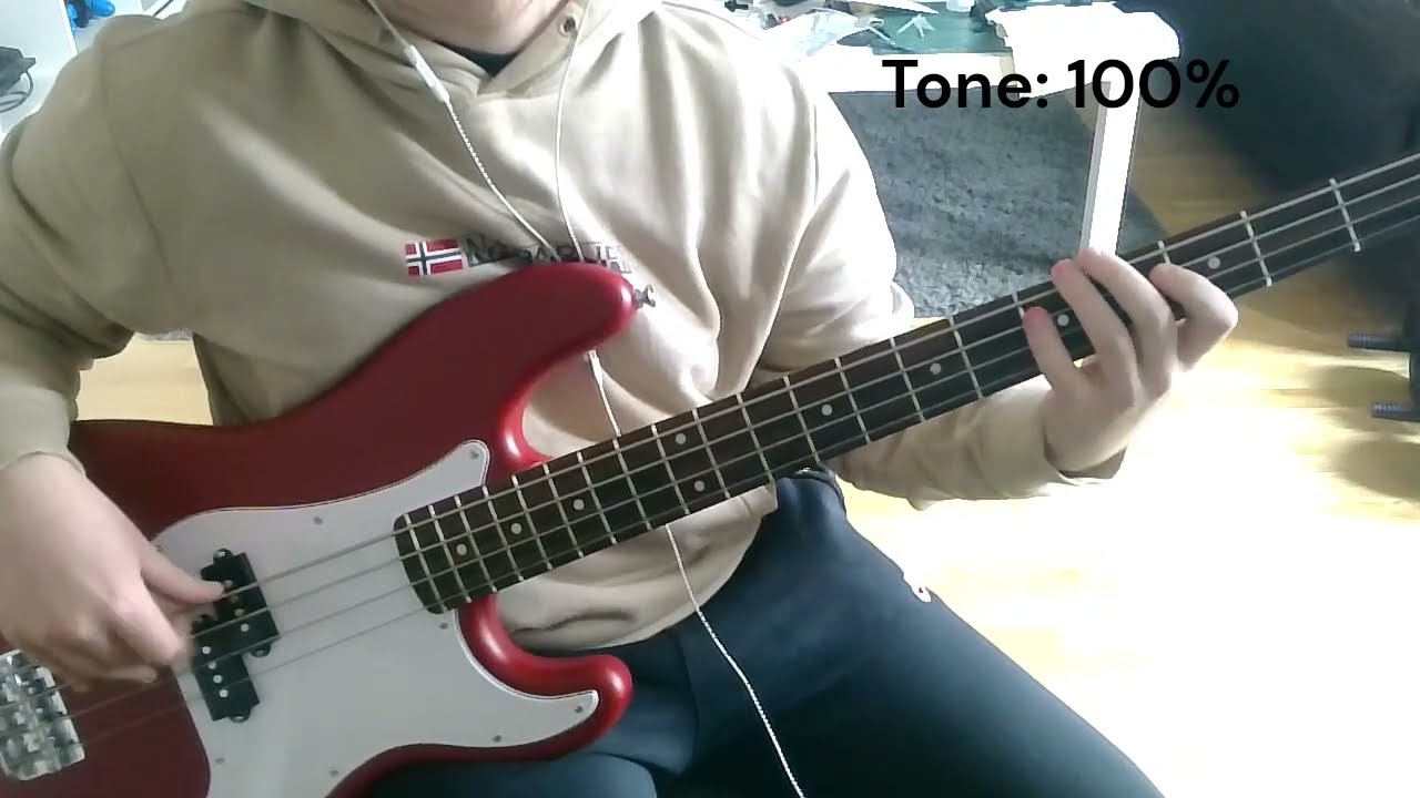 Squier Debut P Bass - Stock Pickup vs Tonerider TRP1