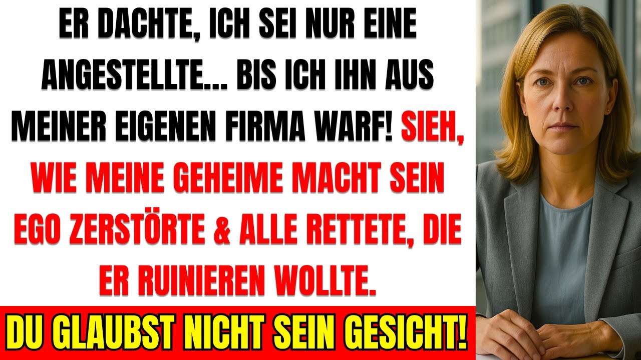 Neuer Chef Feuert Mich, Ohne Zu Wissen, Dass Ich Mehrheitseignerin Bin – Das Meeting War Köstlich…