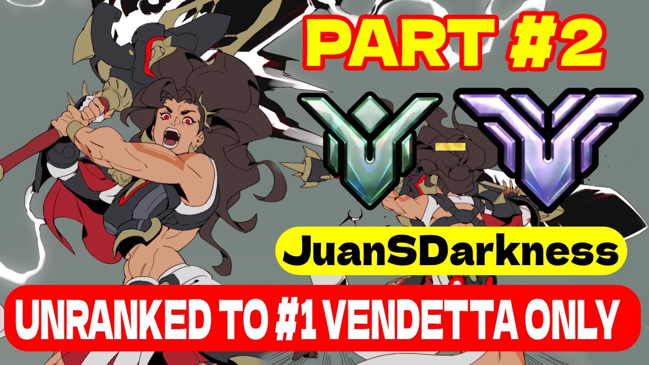 Unranked to #1 VENDETTA only Overwatch 2 Part #2 Masters to GM