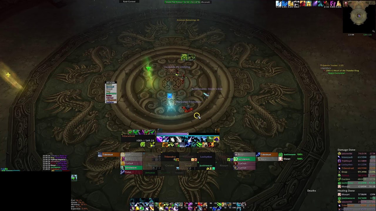 Throne of Thunder 10H Guild Raid | Balance Druid | Week 10 | MoP Classic