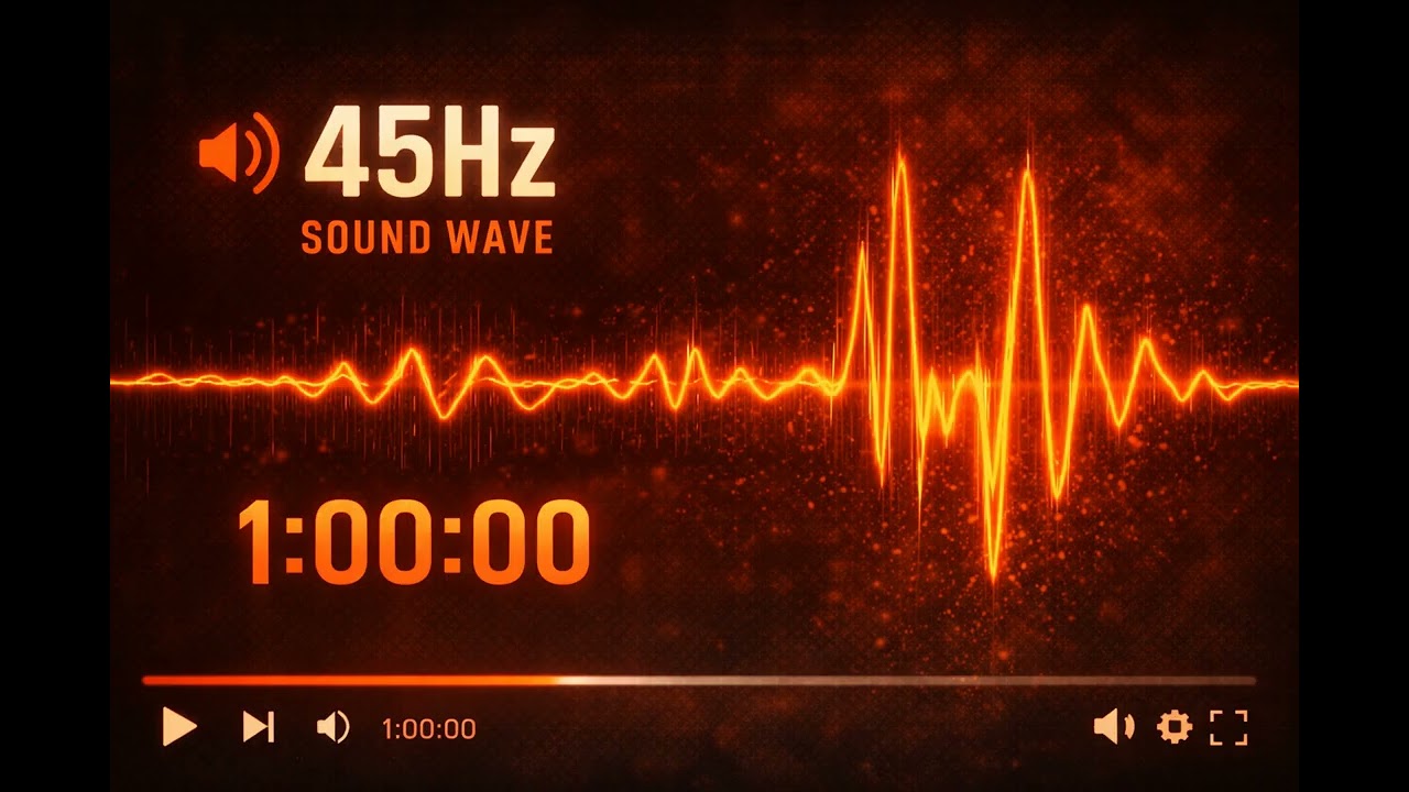 층간소음 주파수🎵(45hz 1시간, 음파 0.9) 층간소음가축처리